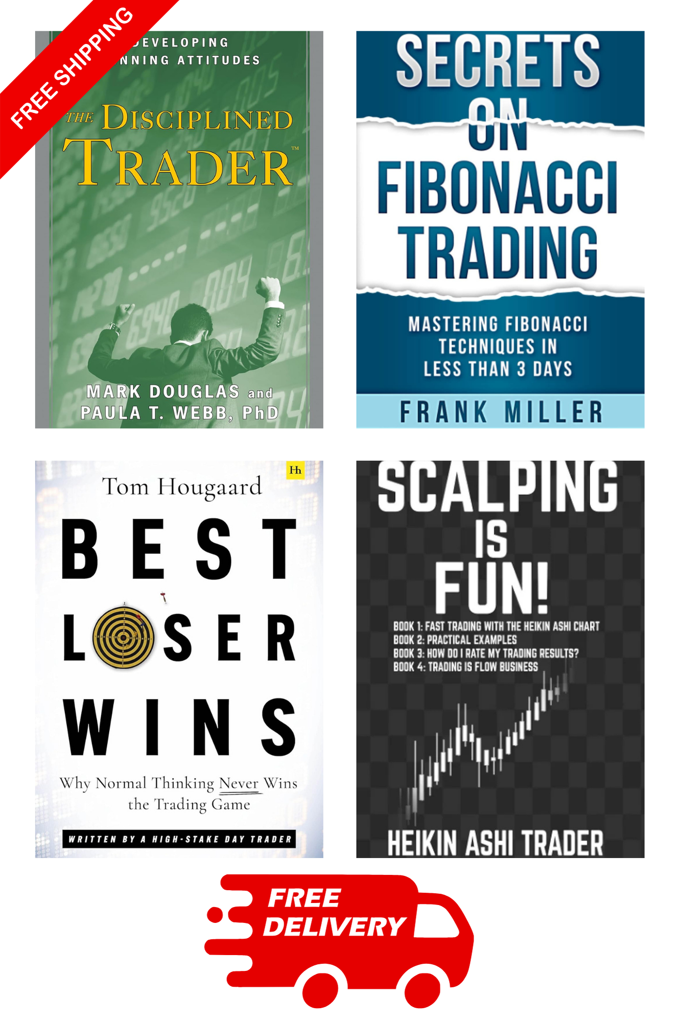 4 Trading book Combo With Free Shipping - NOVEL HOVEL