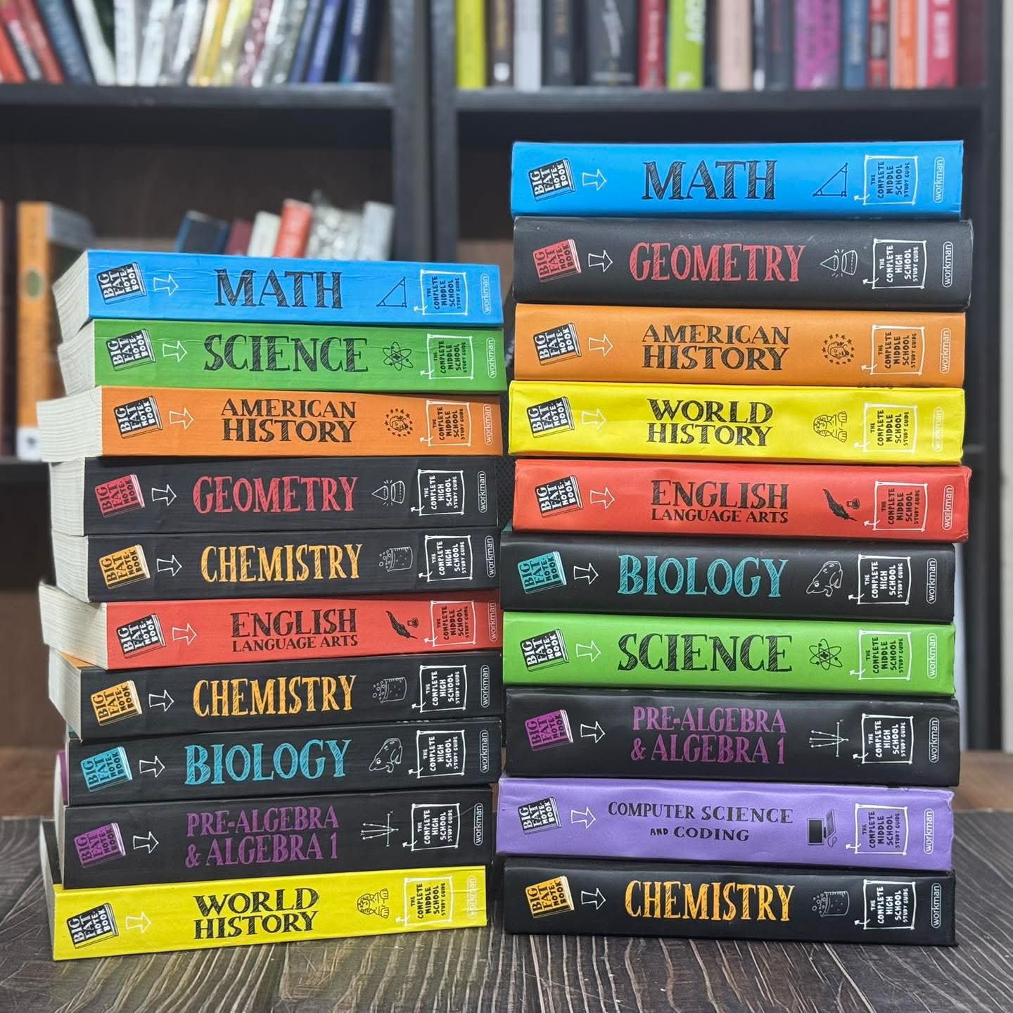 Big Fat Notebooks (10 Books b&w print)